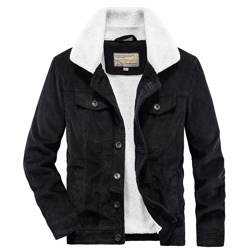 In Pakistan Jean Jacket With Fur Black Winter Denim Jacket Men