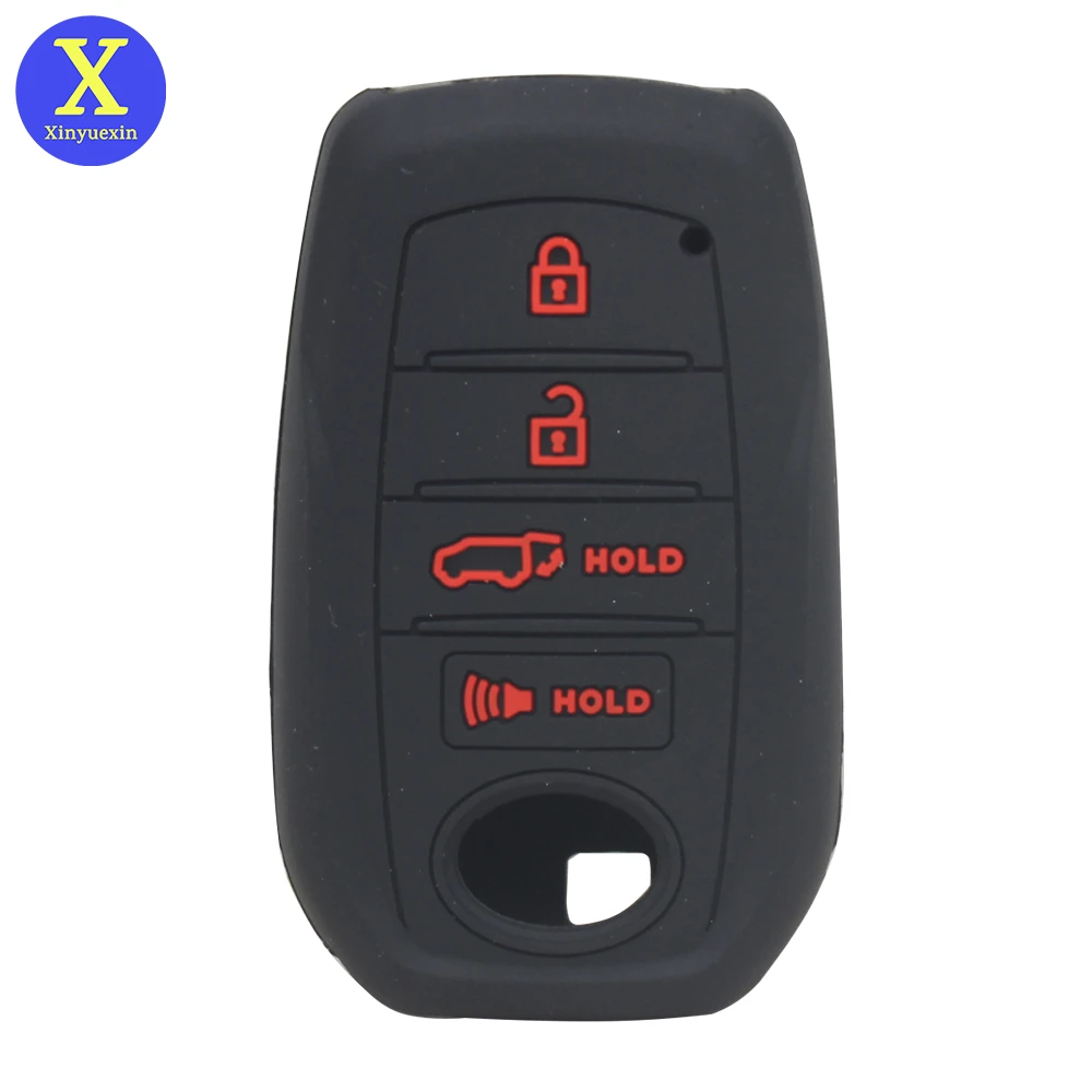 Xinyuexin Silicone Car Key Cover Case for Toyota Venza XLE 2021 2022