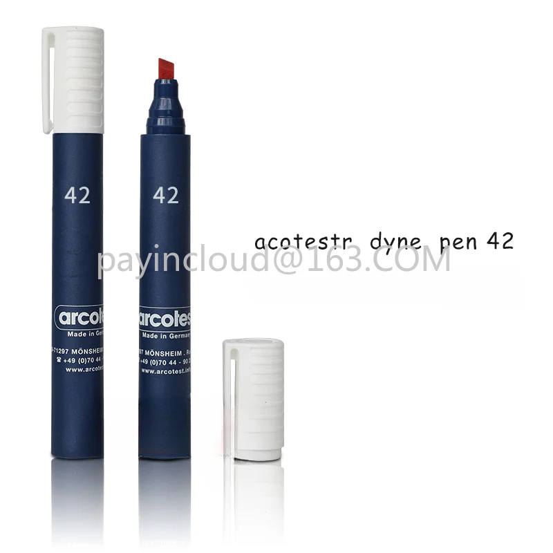 

German Arcotest 42 # Dyne pen Corona pen Surface energy tension test pen 42 dyne