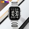 SKMEI 2259 Luxury EL Display Stainless Steel Digital Watch for Men Waterproof Sport Electronic Mens Wristwatch 1859 Reloj Hombre 3