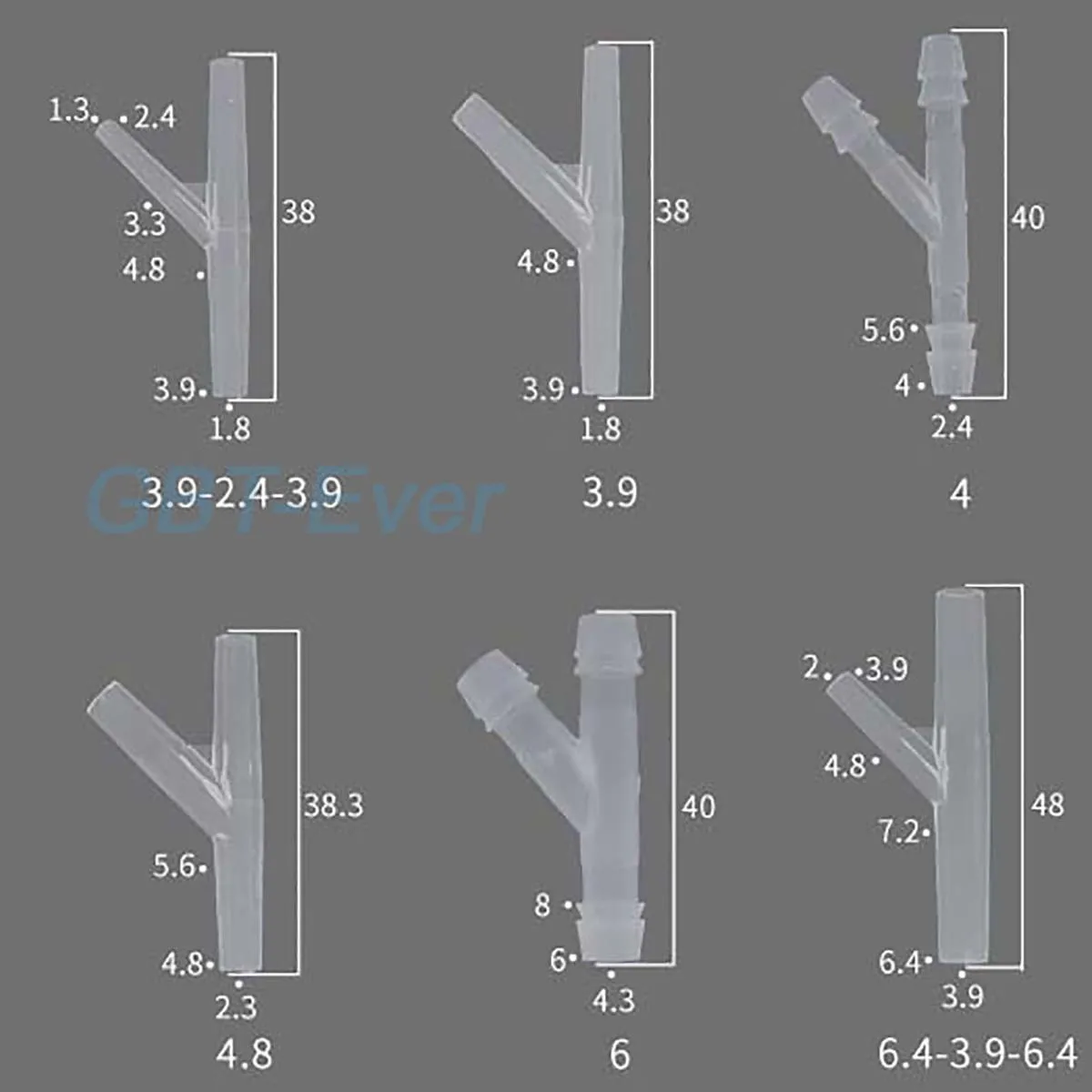 Рисунок 5 - косые тройные фитинги косый Y-образный