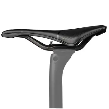 Sella MTB/bici da strada 245x139mm UD Carbon Bare Carbon Rails Nylon bottom shell selle ultraleggere 135g comode