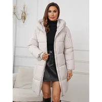 Women Long Coat 2024 New Autumn Winter Parkas Female Thick Down Cotton Coat Femme Casual Short Warm Thick Outerwear Ladies Top 4