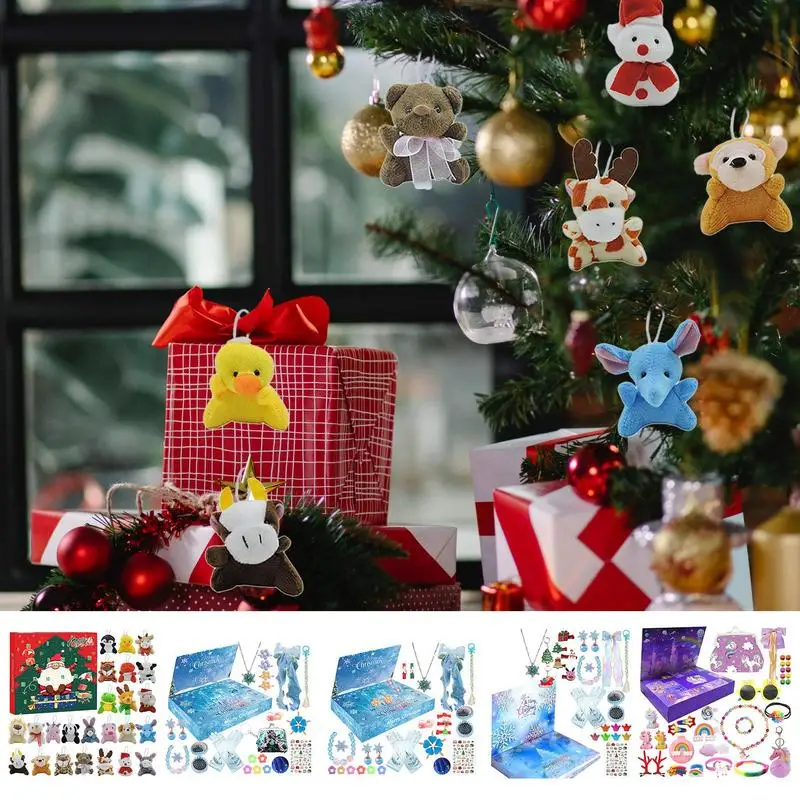 Christmas Advent Calendar Fantasy Gift For Girls Kids Children Navidad 24 Days Countdown Gift Noel Decoration christmas countdown calendar christmas advent calendar