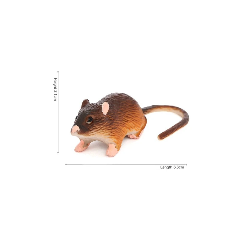 Simulation white mouse model desktop small rat ornament home mice decoration ornament crafts miniature figurines miniature ornament