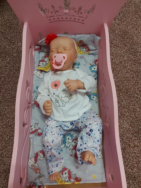 17inch Finished Reborn Baby Doll Twin A Full Vinyl Body Or Cloth Body 3D Skin Visible Veins Collectible Art Doll For Girls 5