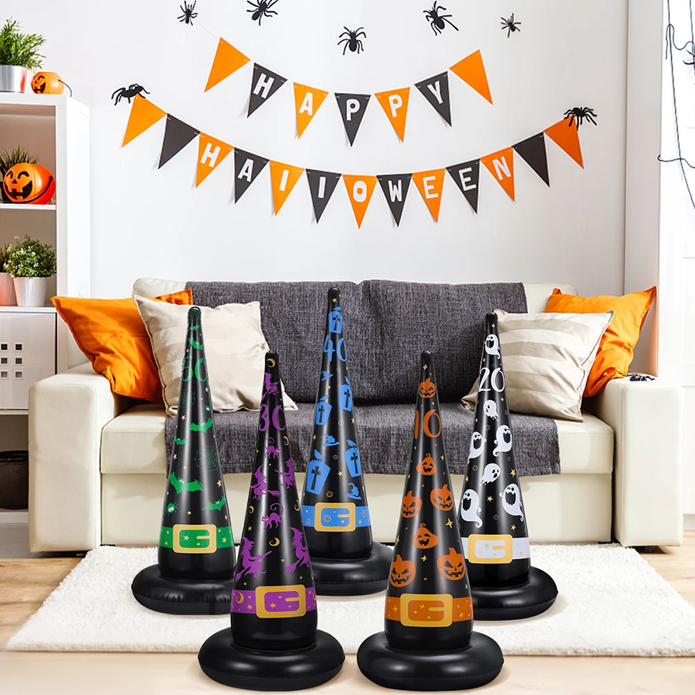 

Flame Ghost Ring Toss Games Halloween Hat Inflatable Ferrule Childrens Toys Kid