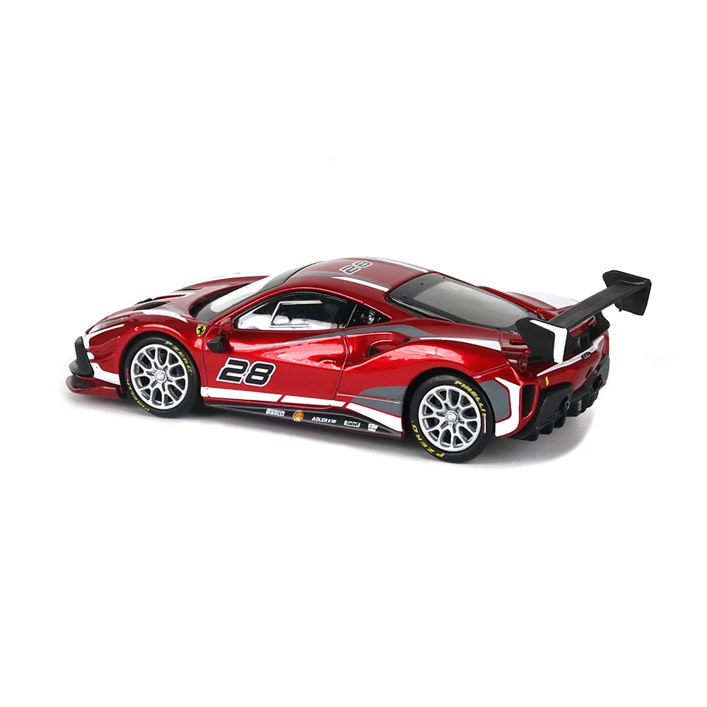 Bburago 1:43 Ferrari 488 Pista Coupe Año de construcción 2015 rojo 18-36052 modelo coche 18