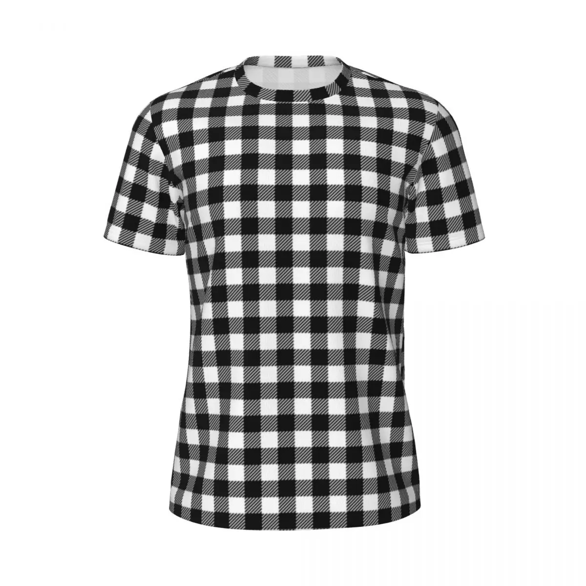 T-shirt Homme à Manches Courtes 100% Coton - Couleurs Assorties Noir, Blanc, Jaune, Rouge | Coupe Décontractée, Impression Avant, Lavage Machine