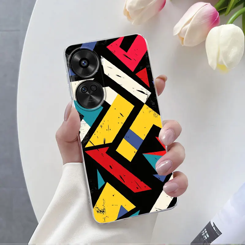 Luxury Floral Clear Silicone Protective Phone Case