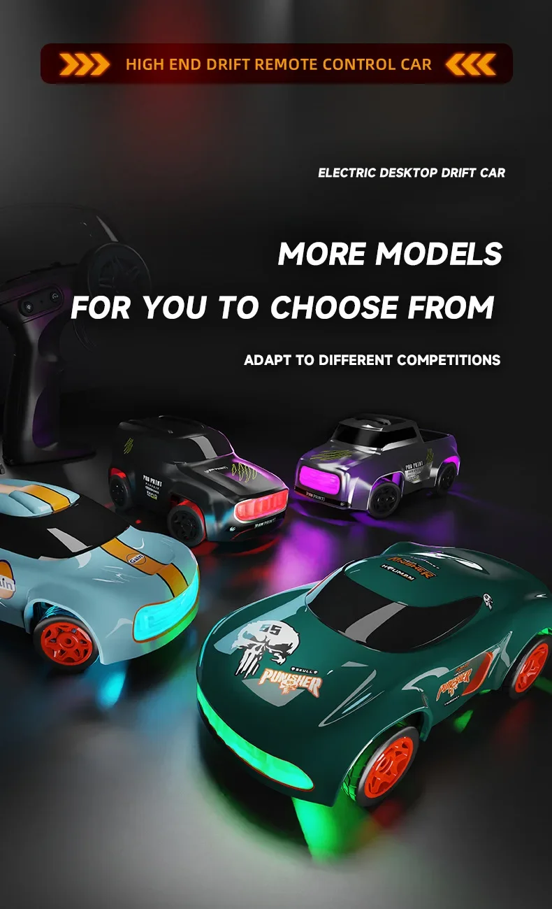 JHD 2025New Car JJRC Q197 1: 64 2.4G 4WD RC Racing Car Full Proportion Desktop Competition Electronic Positioning Drift Q197 Car 