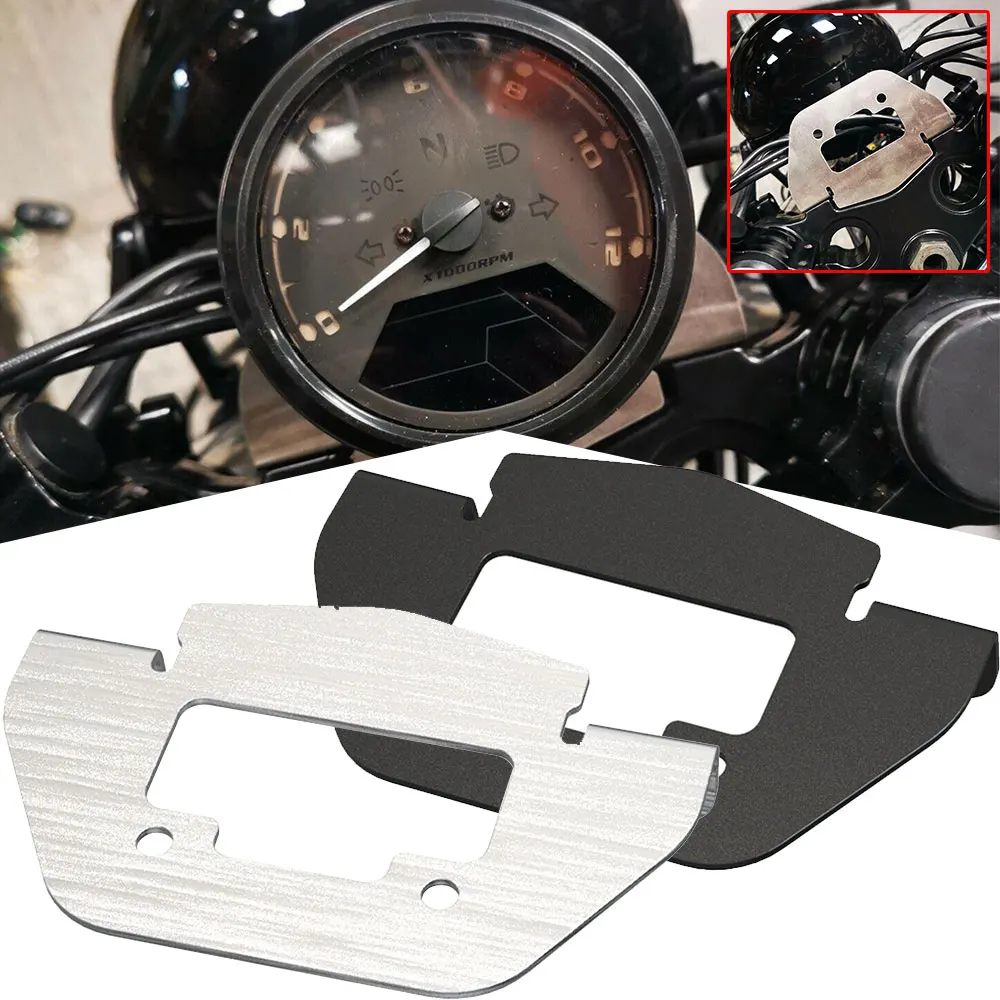 Per Bmw K100 K75 K 100 Cafe Racer Staffa Tachimetro In Acciaio Inossidabile Base Spazzolata Nera Verniciatura A Polvere Modifica Moto