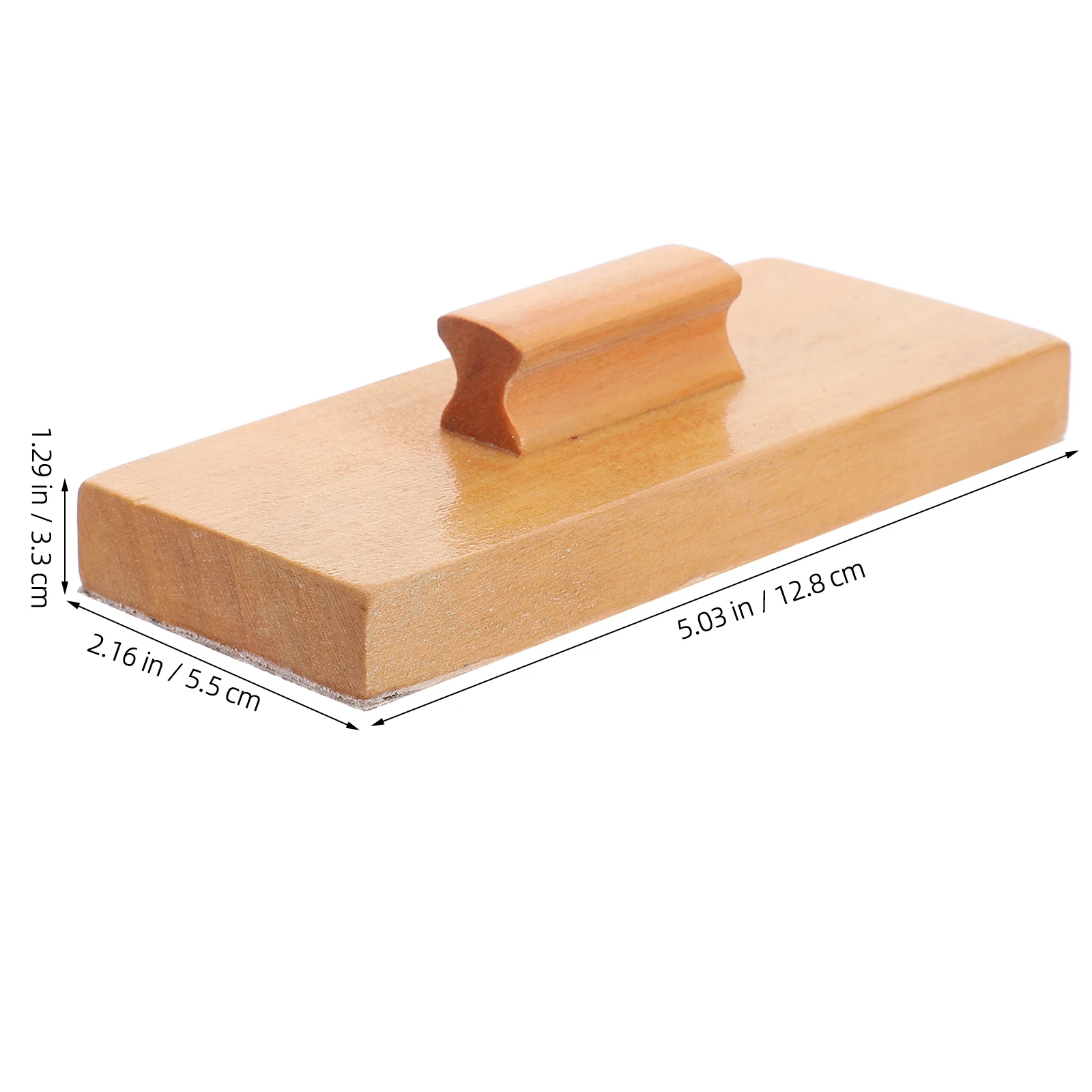 1 Pair Wooden Sand Block Castanet Orff Percussion Instrument Children Early Educational Toys