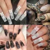 10 Rolls/Box White Black Lace Nail Art Foils Set Nail Transfer Sticker Paper DIY Manicure Styling Nail Decoration Accessories 3