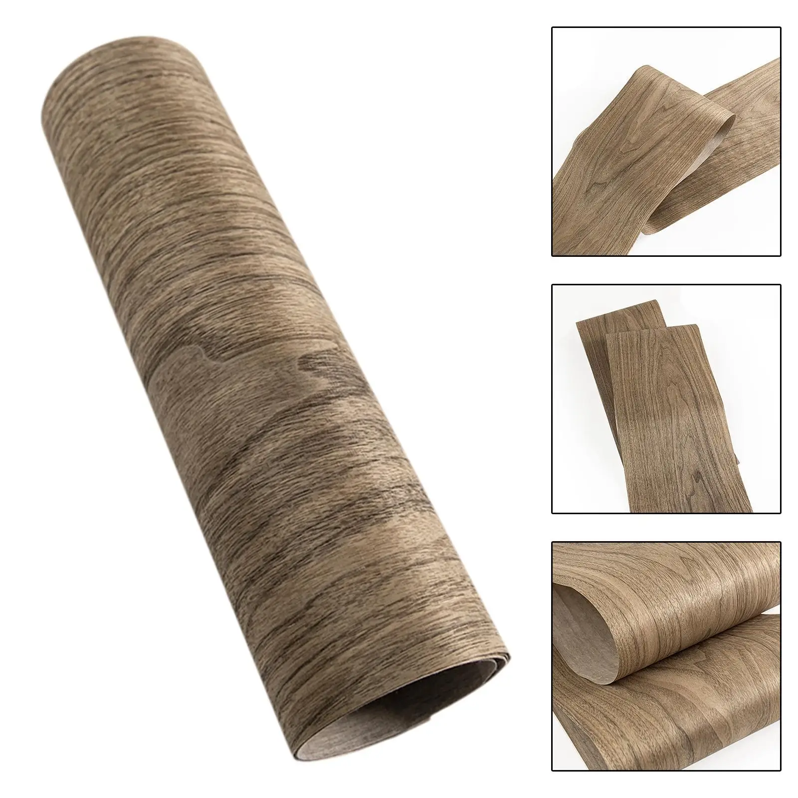 Wood Veneer Sheet DIY Woodworking Projects Decorative Multifunctional Wood Grain for Cabinet Speaker Renovation Countertop