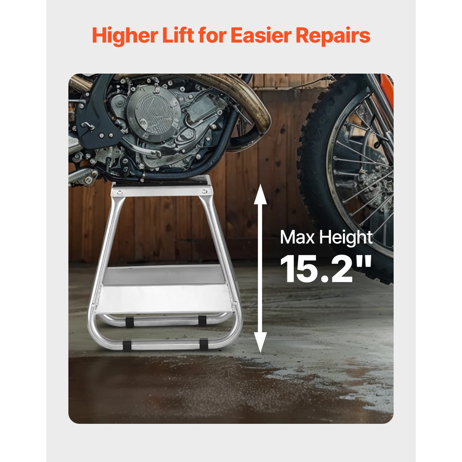 SucceBuy Dirt Bike Stand, 1100 lbs Universal Dirtbike Maintenance Lift, Moto Box Stand for Motorcycle & Powersports Maintainence