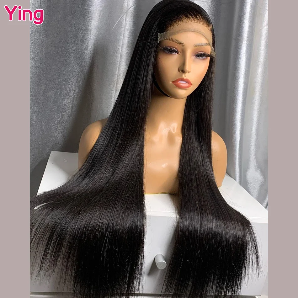 Ying Highlight Honey Blonde 5x5 Transparent Lace Wig Straight 13x4 Lace Front Wig PrePlucked With Baby Hair 13x6 Lace Front Wig