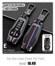 case for samsung z flip 3 Car Key Case For Ford Fusion Mondeo Mustang F-150 Explorer Edge 2015 2016 2017 2018 Car Styling Key Cover Keychain galaxy z flip3 5g case