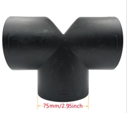 Enhanced Air Vent Ducting Elbow Connector (T 75MM)