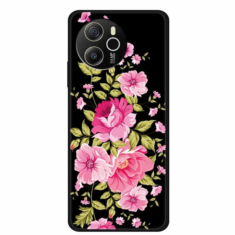 Enhanced Product Title:  
Premium Black Silicone Soft Back Cover Case - Sleek and Durable Phone Shell/Coque, 6.78