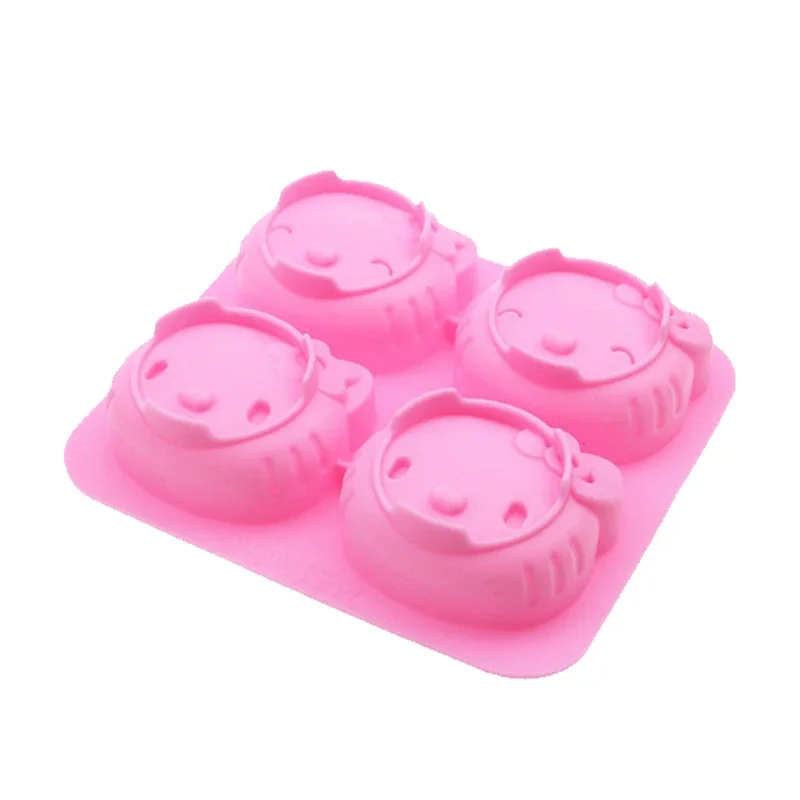 Sanrio Hello Kitty Chocolate Molds Soft Silicone Fondant Resin Art Mould Cake Decoration Pastry Kitchen Baking Accessories Tools