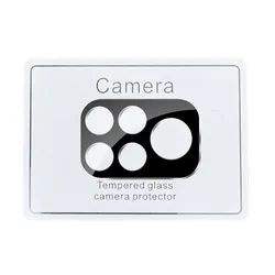3D Clear Camera Lens Protector - Premium Tempered Glass Protection Film for K100 Pro Max (Black)