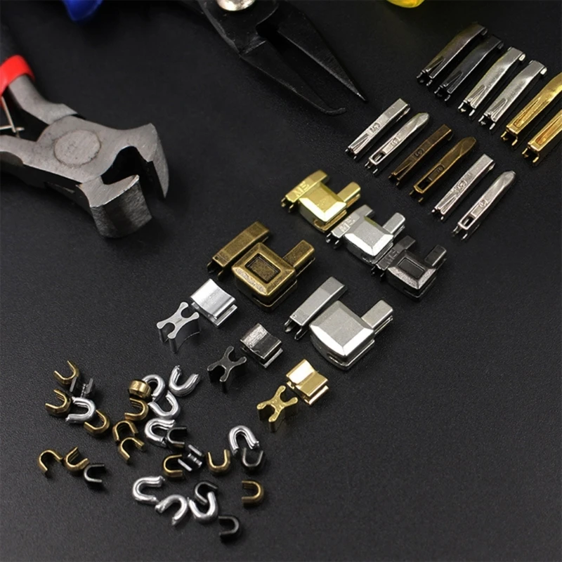 Zipper Repair Kits for Clothing Jackets Purses Luggage Backpacks Tents Sleep Bags Zipper Sliders Retainer Size #5 Zipper Repair Kit