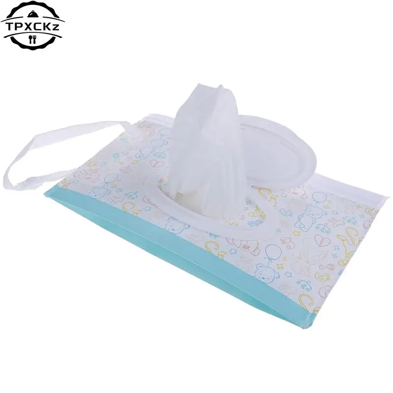 Towel Slim Paper Practical Travel Pouch Portable Clutch Outdoor Carrying Case Reusable Refillable Eco-friendly Wet Wipe Bag 6
