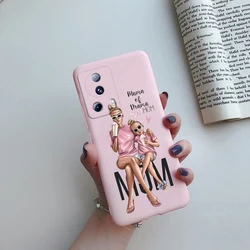 Charming Girls Soft Silicone Phone Case - Cute & Pretty Design for Xiaomi 13 Lite (Pink-101)