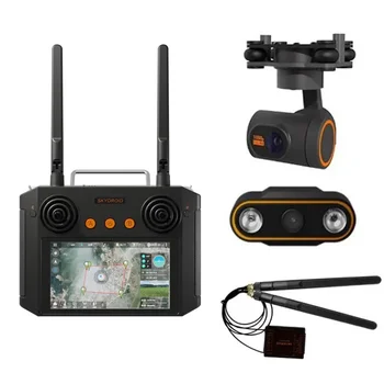 Radiocomando Skydroid H12 PRO con Combo Telecamera a 3 Assi/Gimbal a 3 Assi, Immagine Digitale 1080P per Droni Agricoli UAV