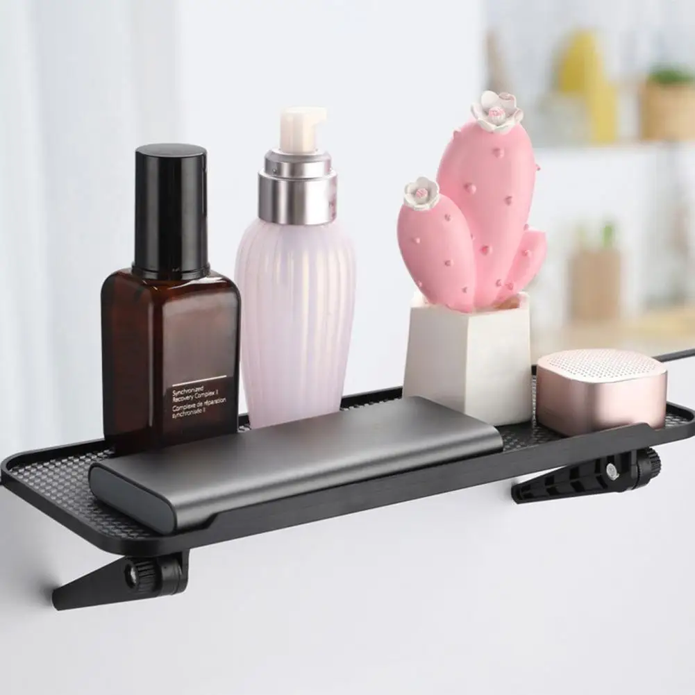 TV Monitor Organizer Eco-friendly Storage Rack Plastic Wide Application Great Practical Home Storage Computer Rack