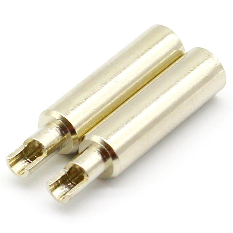 Conector de fio para solda, conector de latão 4mm tipo banana fêmea isolado com 10 peças