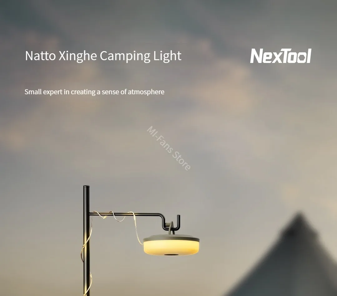 NexTool Camping Atmosphere Light IPX7 Waterproof Recyclable Night Light description image