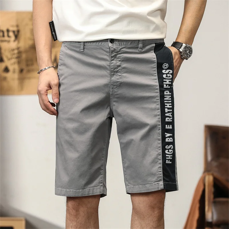 

Men's Patchwork Shorts Cargo Shorts Men Cotton Casual Shorts for Men New Fashion Brand Clothing Summer Beach Shorts High Quality