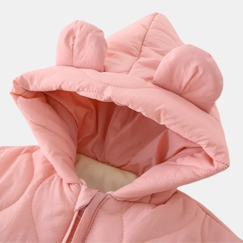 Thicken Fleece Baby Jumpsuits for Winter