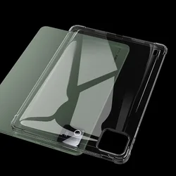 Clear Soft TPU Airbag Case for Tablets - Transparent Back Cover for 11.2 - inch Devices