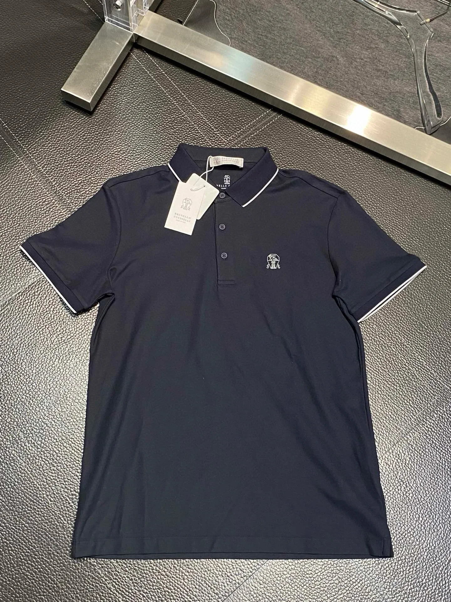 

BILLIONAIRE SIJITONGDA Shirt silk men 2024 summer new short sleeve breathable thin embroidery quality big size M-3XL