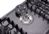 30 Inch LPG/NG Gas Cooktop Dual Fuel 5 Sealed Brass Burner Stainless Steel Hob 110V AC pulse Ignition Stainless Steel 3