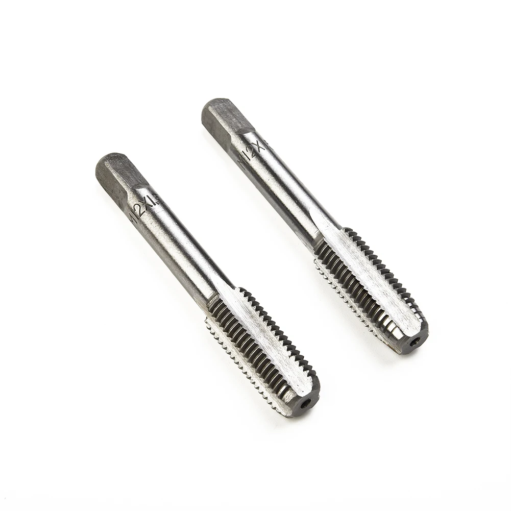 2 stücke Rechtsgewinde Gewindebohrer HSS Maschine Stecker Gewindebohrer Metrische Gewindebohrer Bohrer Gewinde Werkzeug 12mm 14mm 16mm 18mm 20mm Handgewindebohrer Bohrer – Detail 3