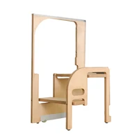 ครัวเรือนความสูงเพิ่มบันไดสตูล Ultra-Thin Storage ซ้ายและขวา Universal ตู้พับ Ultra-บางบันได 6