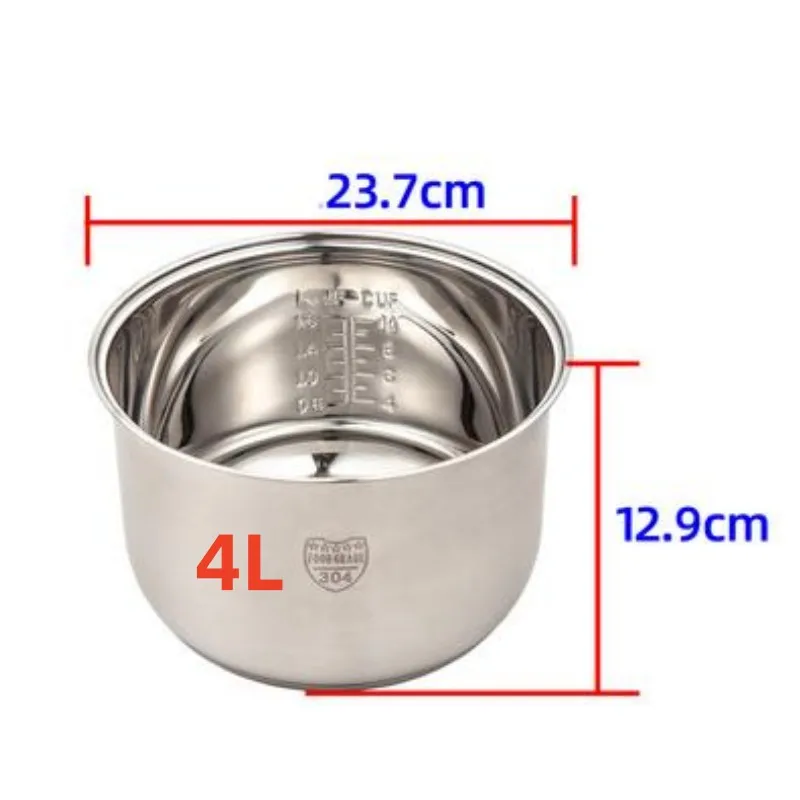 

304 stainless steel thickened Rice cooker inner bowl 4L for zojirushi NS-WSC10 multicooker like a native