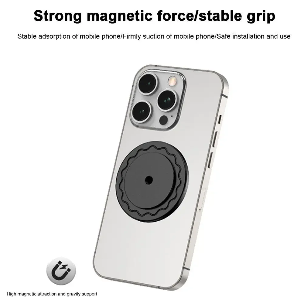 Universal Magnetic Phone Holder with Tripod Mount Adapter