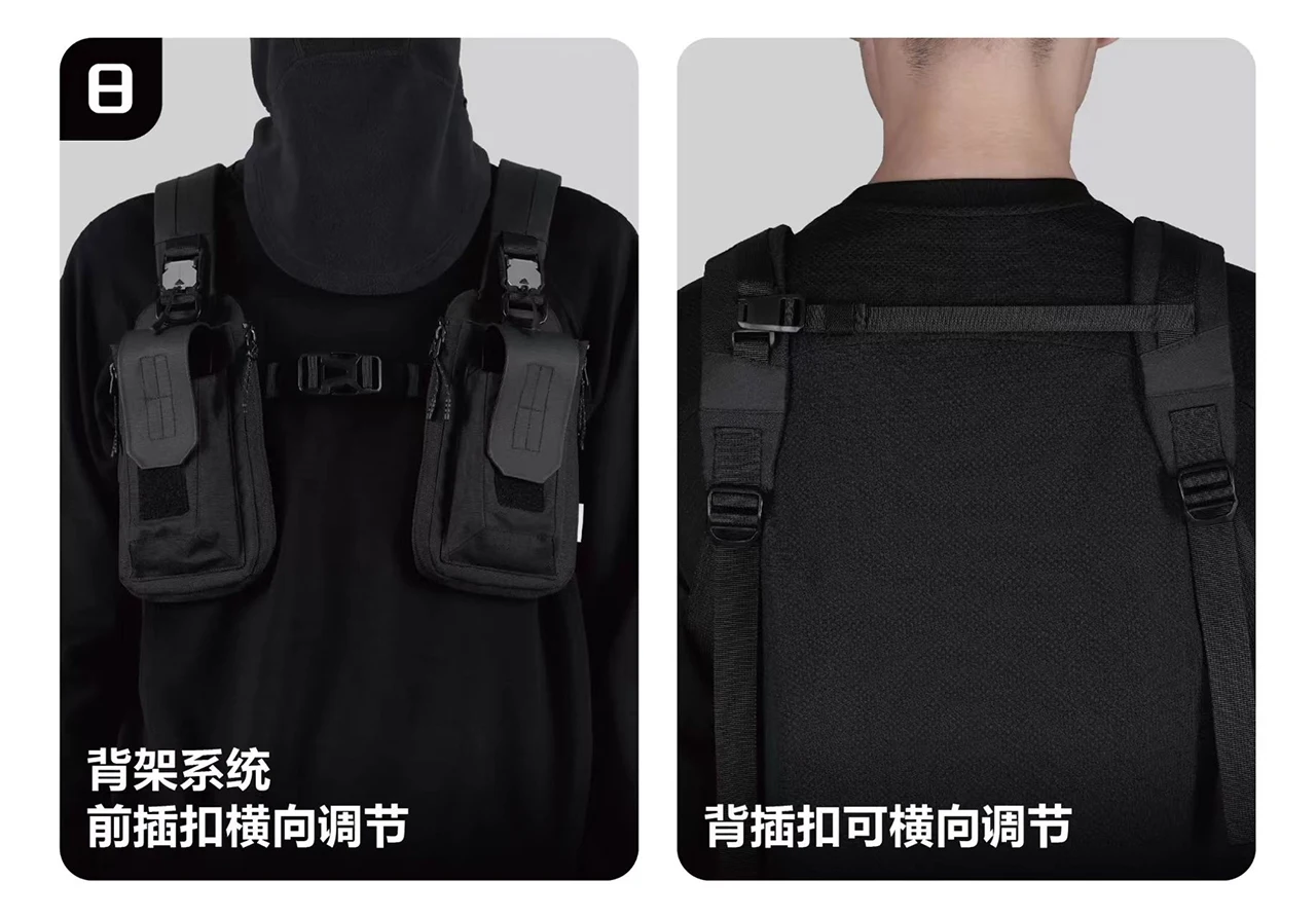 Reindee Lusion 25aw Functional tactical expansion lightweight vest techwear cd xpac materials mod attachment points -