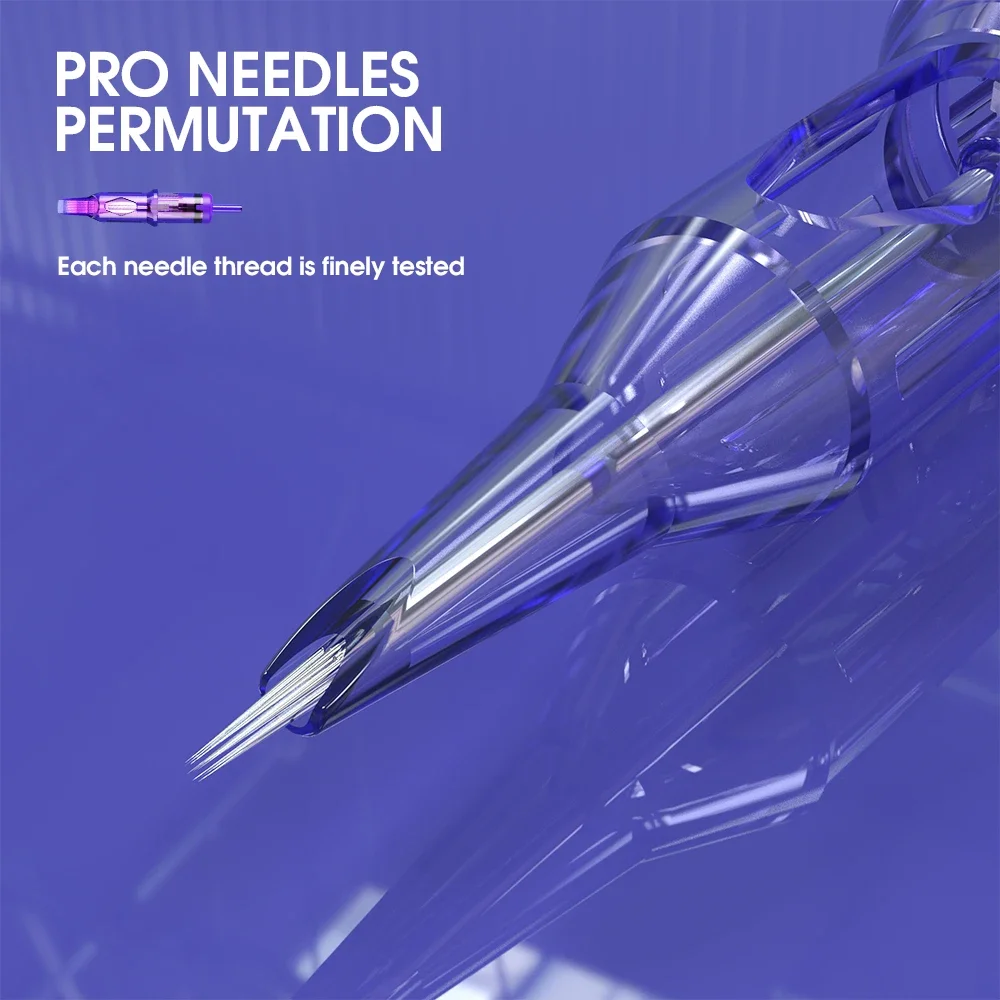 Disinfected Tattoo Needle Circular Needle Needle Tube Disposable Sterile Tattoo Integrated Safety Tattoo Needle 10PC