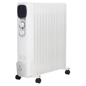 Alternative view of Airo Electric Heater Durable Metal PTC Heating Fan Oil-Filled Radiator for Household Bedroom Bathroom Living Room