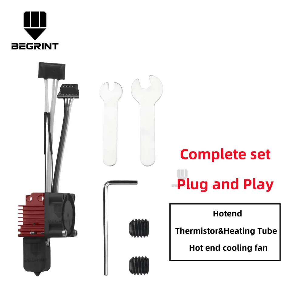 Complete Hotend Assembly Hotend For Bambu Lab X1 X1C P1P P1S with Fan Upgrade 2.0 with Nozzle Complete Bamboo Lab X1 Carbon image 10