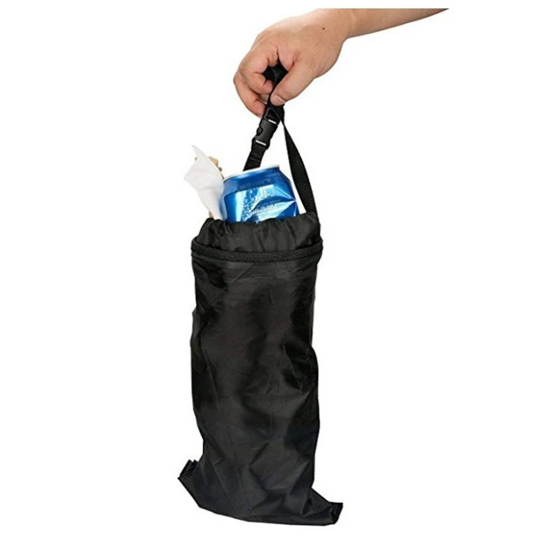Car Dustbin Garbage Bag Dust Seat Back Storage Rubbish Bin Box Sundries Holder Organizer Pocket Bags Trash Can Car Accessories