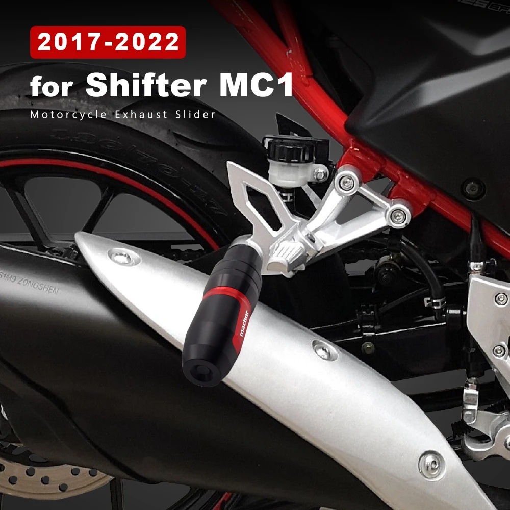 

Exhaust Slider CNC Aluminum Crash Pad Motorcycle for Macbor Shifter MC1 2017-2022 2019 2020 2021 Accessories Falling Protection