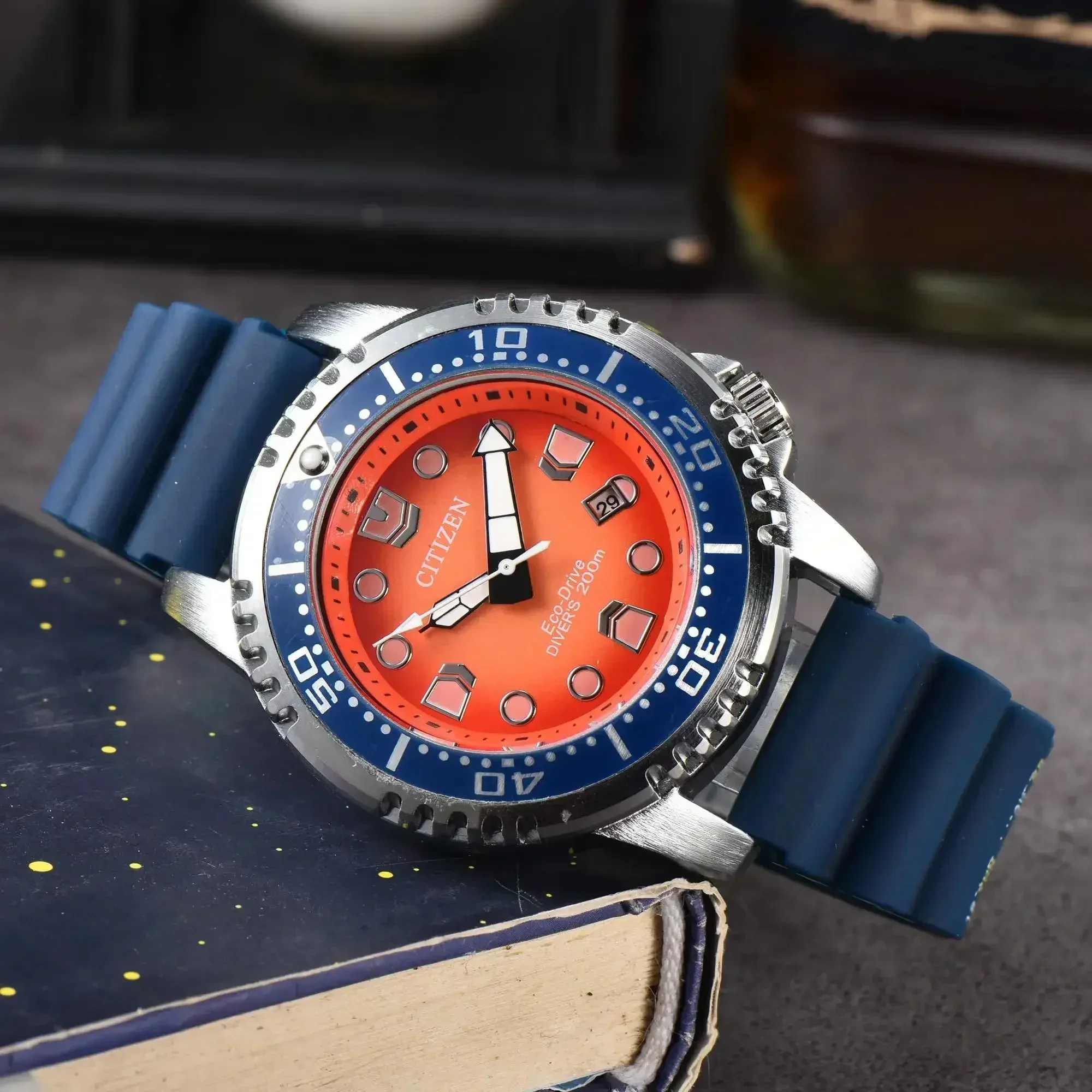 

New Brand Watches For Men Business Stainless Steel rubber Automatic Date Watch Luxury Chronograph Sport Quartz Male Clock