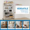 6-Tier disassembly and free assembly NSF-Certified Steel Wire Shelving with Wheels 4
